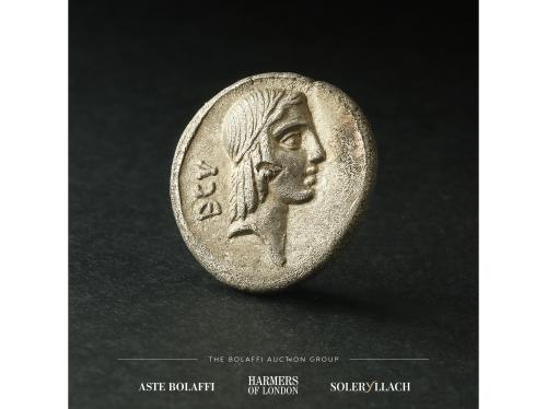 REPÚBLICA ROMANA. Denario. 64 a.C. CALPURNIA. C. Calpurnius 