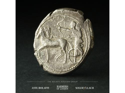 MONEDAS GRIEGAS. Tetradracma. 430-420 a.C. SICILIA. SELINOS.