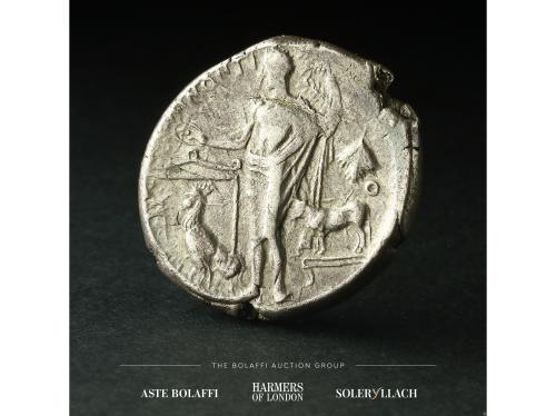 MONEDAS GRIEGAS. Tetradracma. 430-420 a.C. SICILIA. SELINOS.