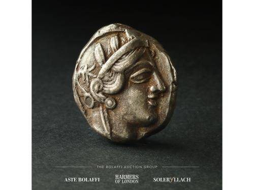 MONEDAS GRIEGAS. Tetradracma. 454-404 a.C. ATENAS. ÁTICA. An