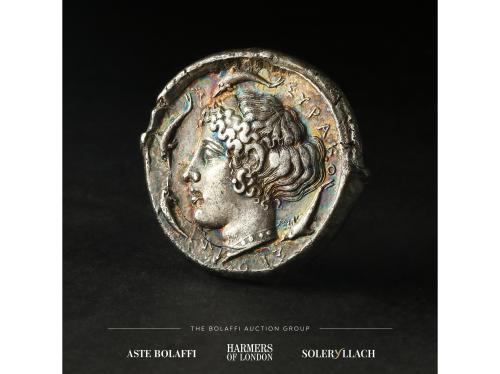 MONEDAS GRIEGAS. Tetradracma. 415-405 a.C. II DEMOCRACIA. Tr