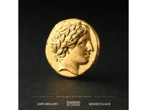 MONEDAS GRIEGAS. Estátera. 323-315 a.C. FILIPO II. AMPHIPOLI
