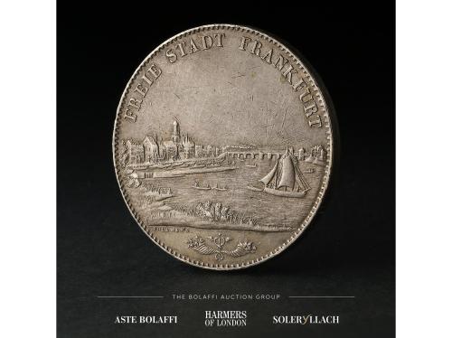 ESTADOS ALEMANES. 2 Thaler (3 1/2 Gulden). 1841. FRANKFURT. 