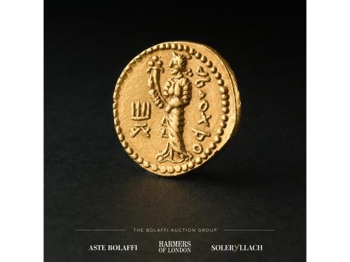INDIA. Dinar. (151-190 d.C). IMPERIO KUSHAN. BAKTRIA (BALKH?