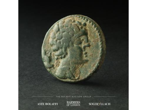 MONEDAS HISPÁNICAS. As. 120-20 a.C. EUSTIBAICULA (Zona de CA