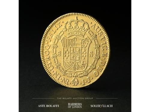 CARLOS IV. 8 Escudos. 1804. NUEVO REINO. Anv.: Busto a dere