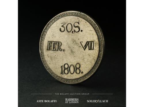 FERNANDO VII. 30 Sous. 1808. MALLORCA. Anv.: Inscripción en 