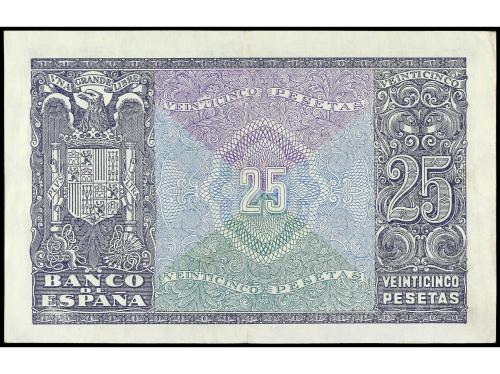 ESTADO ESPAÑOL. 25 Pesetas. 9 Enero 1940. Herrera. Serie C. 