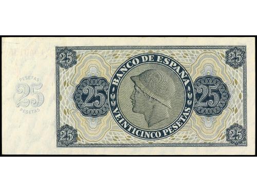ESTADO ESPAÑOL. 25 Pesetas. 21 Noviembre 1936. Serie Q. Ed-4