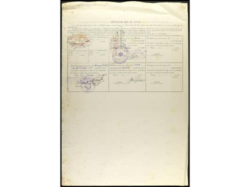 ANTIGUOS. Acción 500 Pesetas. 22 Mayo 1943. BANCO AGRARIO DE