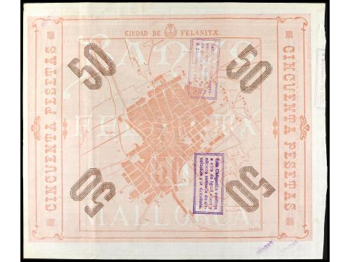 ANTIGUOS. Obligación al portador 50 Pesetas. 1 Julio 1927. B