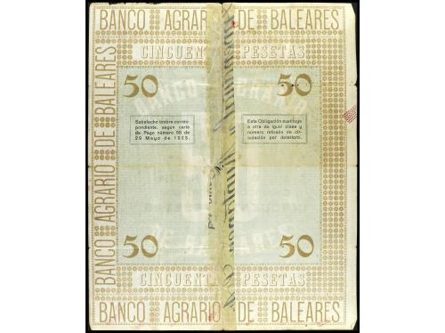 ANTIGUOS. Obligación al portador 50 Pesetas. 1 Julio 1923. B