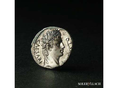 IMPERIO ROMANO. Denario. 18 a.C. AUGUSTO. COLONIA PATRICIA (
