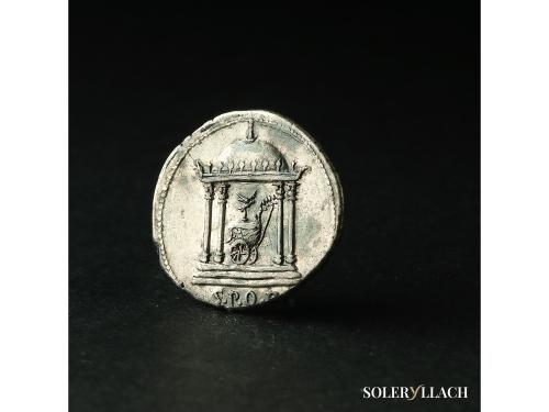 IMPERIO ROMANO. Denario. 18 a.C. AUGUSTO. COLONIA PATRICIA (