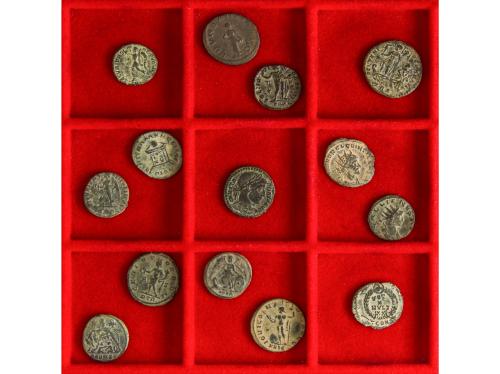 IMPERIO ROMANO. Lote 14 Pequeños bronces. VARIOS EMPERADORES