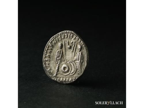 IMPERIO ROMANO. Denario. 7-6 a.C. AUGUSTO. LUGDUNUM (Lyon). 