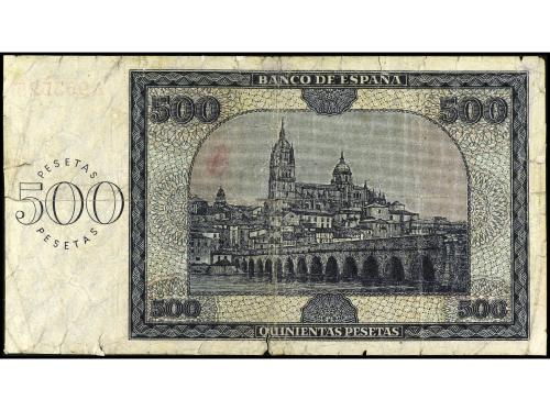 ESTADO ESPAÑOL. 500 Pesetas. 21 Noviembre 1936. Catedral de 