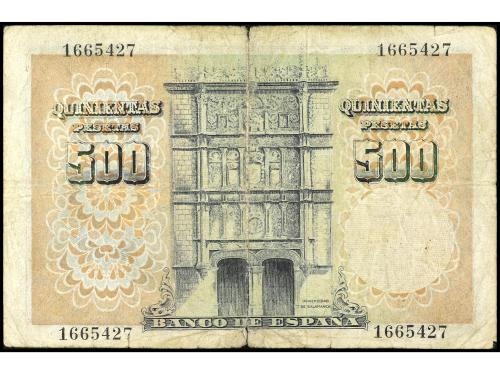 ESTADO ESPAÑOL. 500 Pesetas. 19 Febrero 1946. Francisco de V