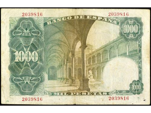 ESTADO ESPAÑOL. 1.000 Pesetas. 19 Febrero 1946. Vives. Sin s