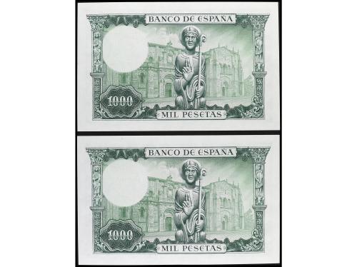 ESTADO ESPAÑOL. Lote 2 billetes 1.000 Pesetas. 19 Noviembre 
