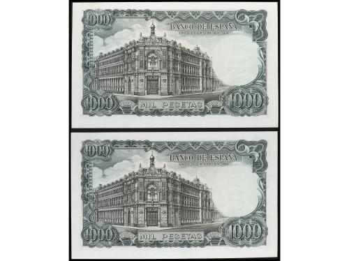 ESTADO ESPAÑOL. Lote 2 billetes 1.000 Pesetas. 17 Septiembre