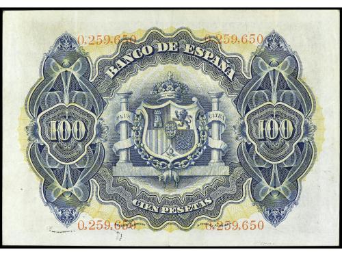 BANCO DE ESPAÑA. 100 Pesetas. 30 Junio 1906. Sin serie. (Pun