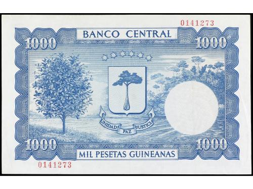 1.000 Pesetas Guineanas. 12 Octubre 1969. Ed-3; Pick-3. MBC+