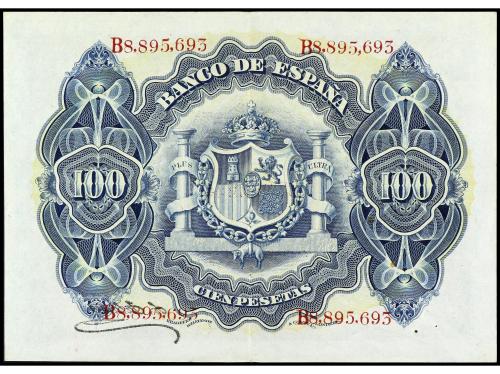 BANCO DE ESPAÑA. 100 Pesetas. 30 Junio 1906. Serie B. (Punto