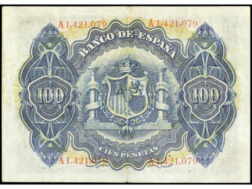 BANCO DE ESPAÑA. 100 Pesetas. 30 Junio 1906. Serie A. Sello 
