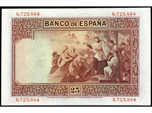 BANCO DE ESPAÑA. 25 Pesetas. 12 Octubre 1926. San Francisco 