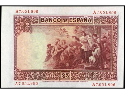 BANCO DE ESPAÑA. 25 Pesetas. 12 Octubre 1926. San Francisco 