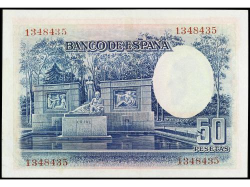 GUERRA CIVIL, ZONA REPUBLICANA. 50 Pesetas. 22 Julio 1935. R