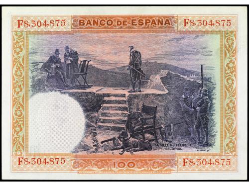 GUERRA CIVIL, ZONA REPUBLICANA. 100 Pesetas. 1 Julio 1925. F