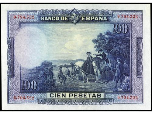 GUERRA CIVIL, ZONA REPUBLICANA. 100 Pesetas. 15 Agosto 1928.