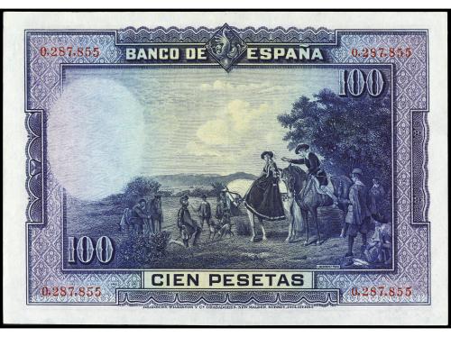 GUERRA CIVIL, ZONA REPUBLICANA. 100 Pesetas. 15 Agosto 1928.