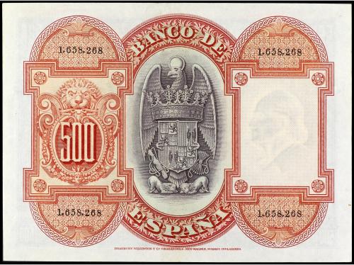GUERRA CIVIL, ZONA REPUBLICANA. 500 Pesetas. 24 Julio 1927. 