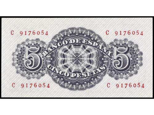 ESTADO ESPAÑOL. 5 Pesetas. 12 Abril 1947. Séneca. Serie C. E