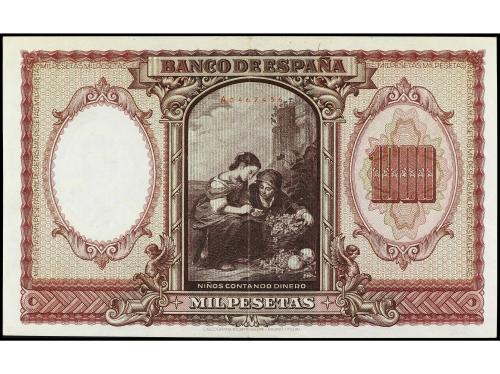 ESTADO ESPAÑOL. 1.000 Pesetas. 9 Enero 1940. Murillo. Ed-440