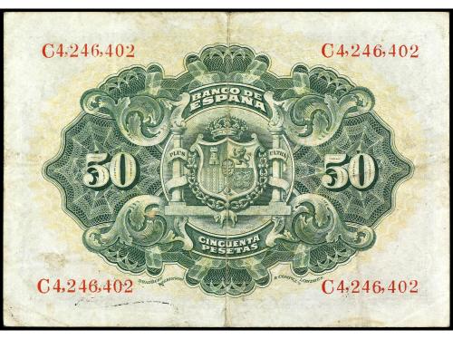 BANCO DE ESPAÑA. 50 Pesetas. 24 Septiembre 1906. Serie C. Ed
