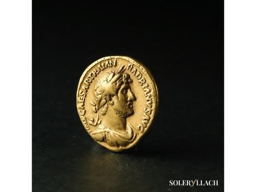 IMPERIO ROMANO. Aureo. (110-122 d.C). ADRIANO. Anv.: IMP.CAE