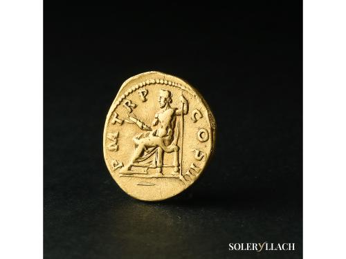 IMPERIO ROMANO. Aureo. (110-122 d.C). ADRIANO. Anv.: IMP.CAE