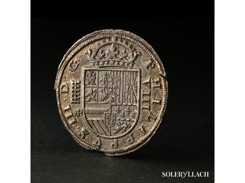 FELIPE III. 8 Reales. 1614. SEGOVIA. AR. 24,42 grs. (Grieta,