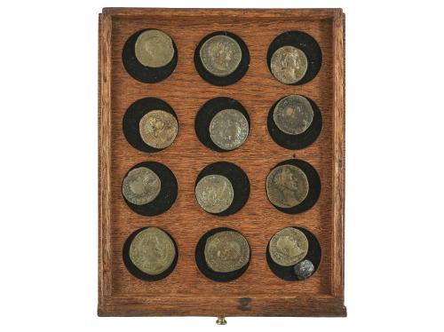 IMPERIO ROMANO. Lote 199 monedas Cobres. Colección de Bronce
