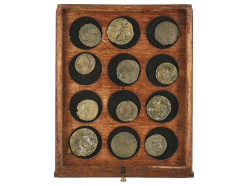 IMPERIO ROMANO. Lote 199 monedas Cobres. Colección de Bronce