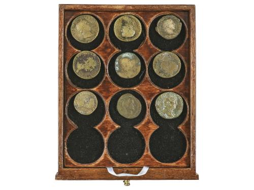 IMPERIO ROMANO. Lote 199 monedas Cobres. Colección de Bronce