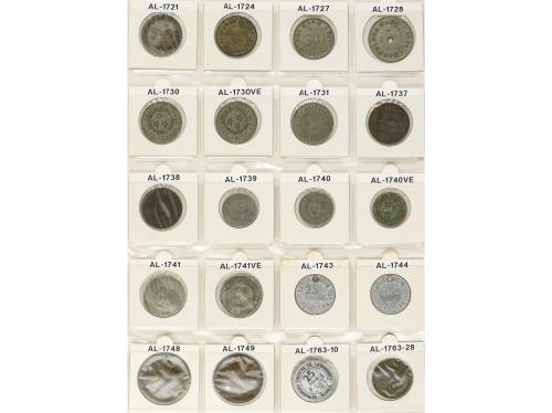 Lote 137 fichas. Siglo XX y Guerra Civil. TODAS de BARCELONA