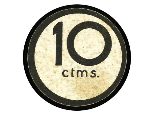 CATALUNYA. 10 Cèntims. COL.LECTIVITZACIÓ OBRERA A.U.S.A. EL 