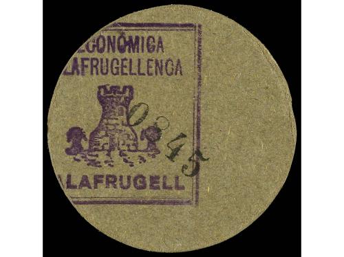CATALUNYA. 5 pesetas. L´ ECONÒMICA PALAFRUGELLENCA. PALAFRUG