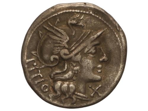 REPÚBLICA ROMANA. Denario. 148 a.C. SEMPRONIA. L. Sempronius