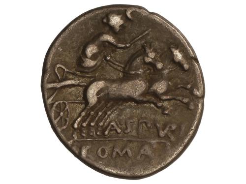 REPÚBLICA ROMANA. Denario. 139 a.C. SPURILIA. A. Spurilius. 